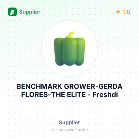 BENCHMARK GROWER-GERDA FLORES-THE ELITE – summary card, no photo uploaded yet
