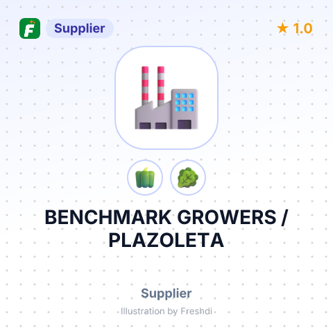 BENCHMARK GROWERS / PLAZOLETA – summary card, no photo uploaded yet