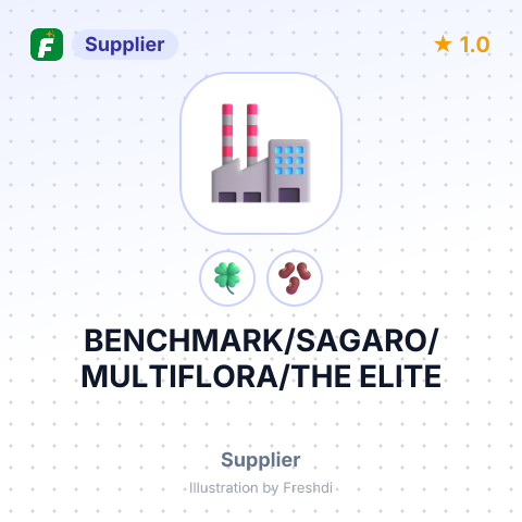 BENCHMARK/SAGARO/MULTIFLORA/THE ELITE – summary card, no photo uploaded yet