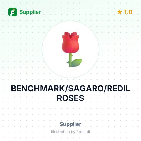 BENCHMARK/SAGARO/REDIL ROSES – summary card, no photo uploaded yet