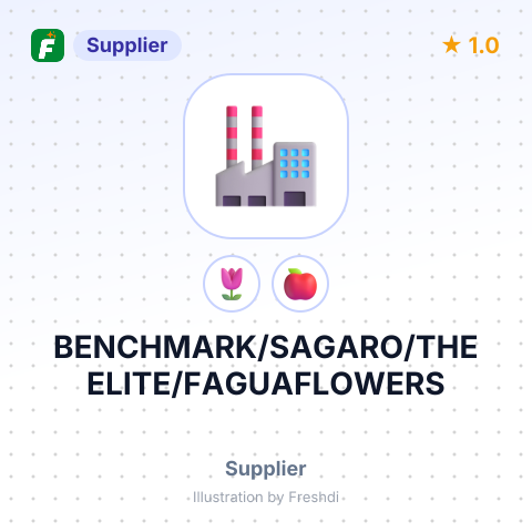 BENCHMARK/SAGARO/THE ELITE/FAGUAFLOWERS – summary card, no photo uploaded yet