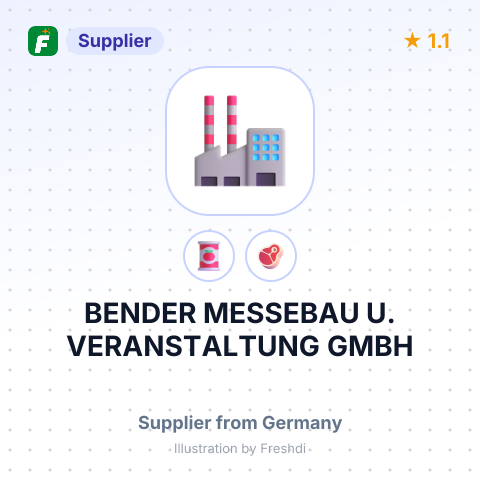 BENDER MESSEBAU U. VERANSTALTUNG GMBH – summary card, no photo uploaded yet