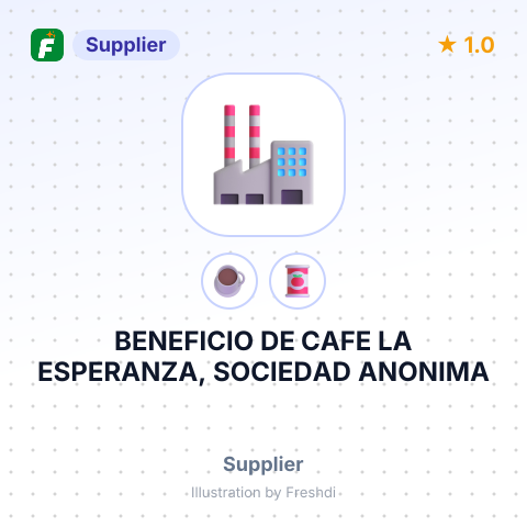BENEFICIO DE CAFE LA ESPERANZA, SOCIEDAD ANONIMA – summary card, no photo uploaded yet