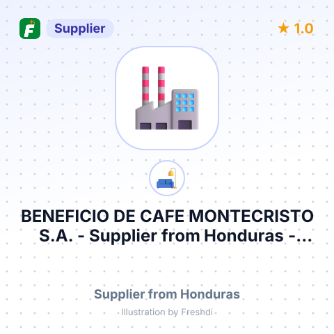 BENEFICIO DE CAFE MONTECRISTO S.A. – summary card, no photo uploaded yet