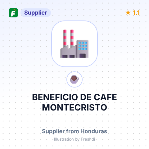 BENEFICIO DE CAFE MONTECRISTO – summary card, no photo uploaded yet