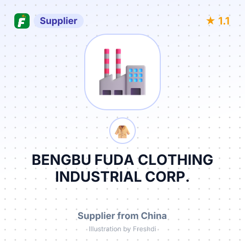BENGBU FUDA CLOTHING INDUSTRIAL CORP. – summary card, no photo uploaded yet
