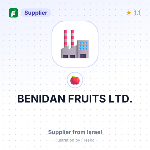 BENIDAN FRUITS LTD. – summary card, no photo uploaded yet
