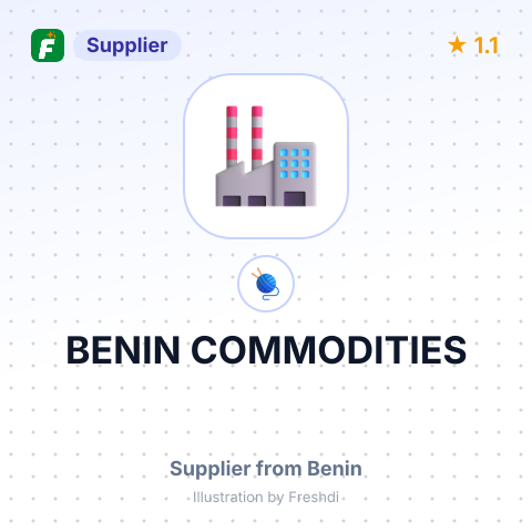 BENIN COMMODITIES – summary card, no photo uploaded yet