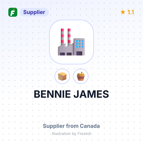 BENNIE JAMES – summary card, no photo uploaded yet