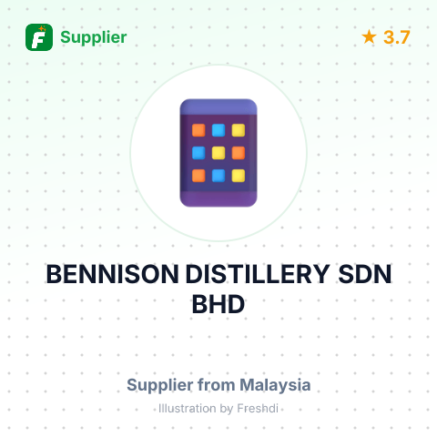 BENNISON DISTILLERY SDN BHD – summary card, no photo uploaded yet