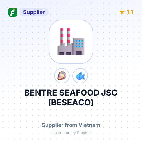 BENTRE SEAFOOD JSC (BESEACO) – summary card, no photo uploaded yet