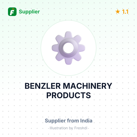 BENZLER MACHINERY PRODUCTS – summary card, no photo uploaded yet