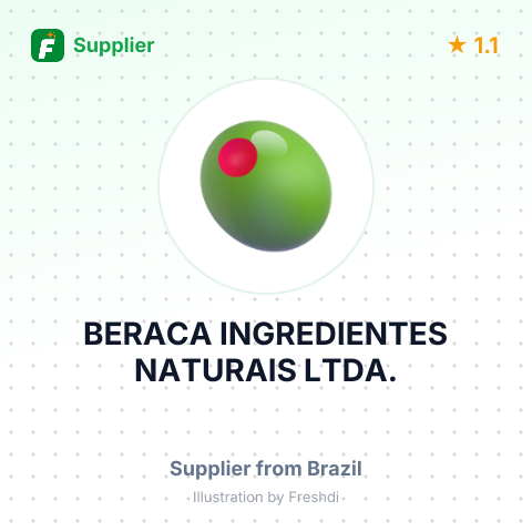 BERACA INGREDIENTES NATURAIS LTDA. – summary card, no photo uploaded yet