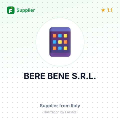BERE BENE S.R.L. – summary card, no photo uploaded yet