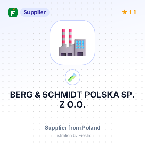 BERG & SCHMIDT POLSKA SP. Z O.O. – summary card, no photo uploaded yet