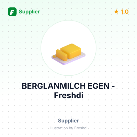 BERGLANMILCH EGEN – summary card, no photo uploaded yet