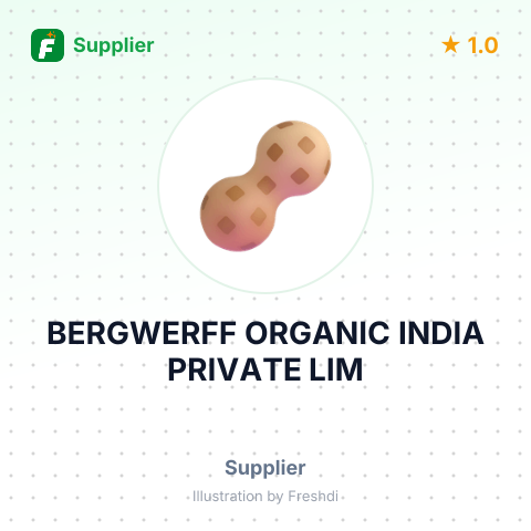 BERGWERFF ORGANIC INDIA PRIVATE LIM – summary card, no photo uploaded yet