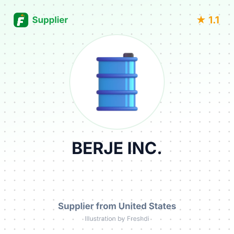 BERJE INC. – summary card, no photo uploaded yet