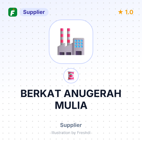 BERKAT ANUGERAH MULIA – summary card, no photo uploaded yet