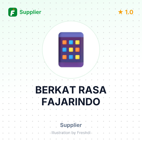 BERKAT RASA FAJARINDO – summary card, no photo uploaded yet