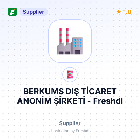 BERKUMS DIŞ TİCARET ANONİM ŞİRKETİ – summary card, no photo uploaded yet