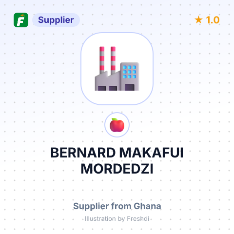BERNARD MAKAFUI MORDEDZI – summary card, no photo uploaded yet