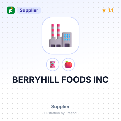BERRYHILL FOODS INC – summary card, no photo uploaded yet