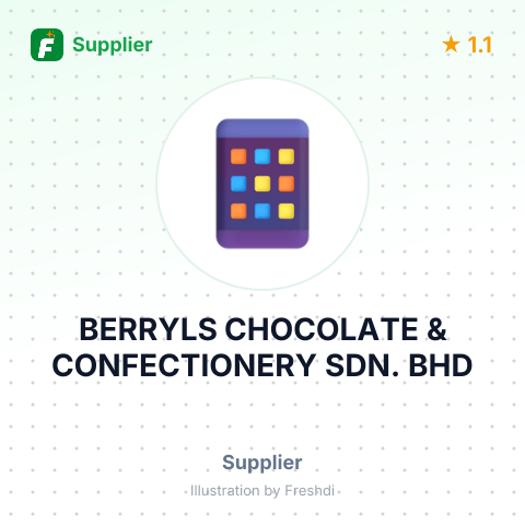 BERRYLS CHOCOLATE & CONFECTIONERY SDN. BHD – summary card, no photo uploaded yet