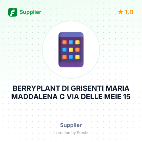 BERRYPLANT DI GRISENTI MARIA MADDALENA C VIA DELLE MEIE 15 – summary card, no photo uploaded yet