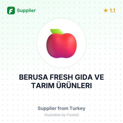 BERUSA FRESH GIDA VE TARIM ÜRÜNLERI – summary card, no photo uploaded yet