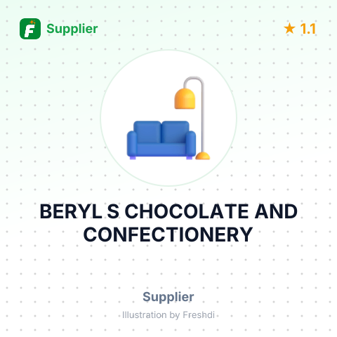 BERYL S CHOCOLATE AND CONFECTIONERY – summary card, no photo uploaded yet