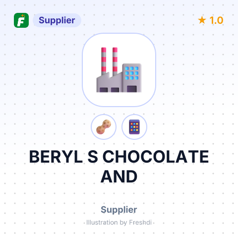 BERYL S CHOCOLATE AND – summary card, no photo uploaded yet