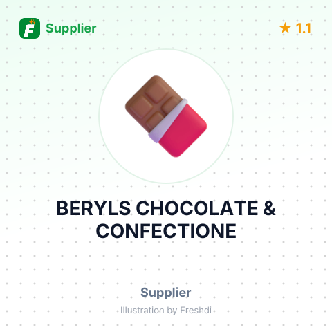 BERYLS CHOCOLATE & CONFECTIONE – summary card, no photo uploaded yet
