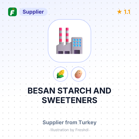 BESAN STARCH AND SWEETENERS – summary card, no photo uploaded yet