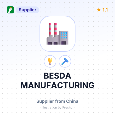 BESDA MANUFACTURING – summary card, no photo uploaded yet