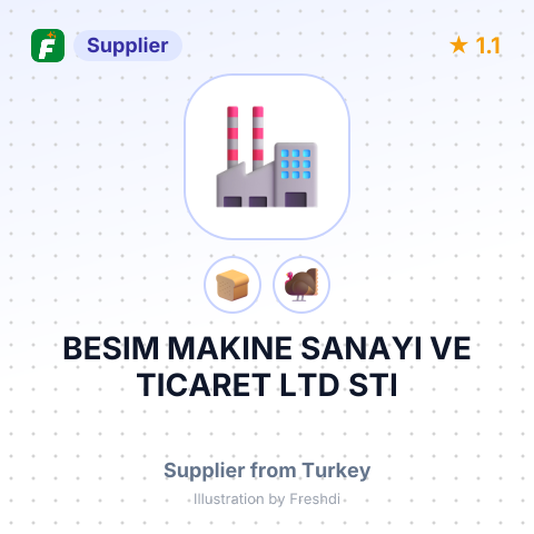 BESIM MAKINE SANAYI VE TICARET LTD STI – summary card, no photo uploaded yet