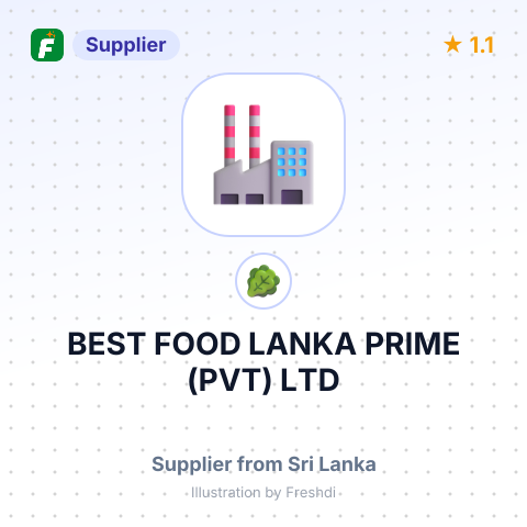 BEST FOOD LANKA PRIME (PVT) LTD – summary card, no photo uploaded yet