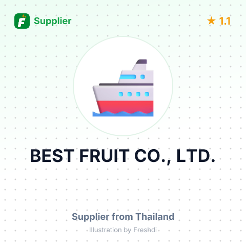 BEST FRUIT CO., LTD. – summary card, no photo uploaded yet