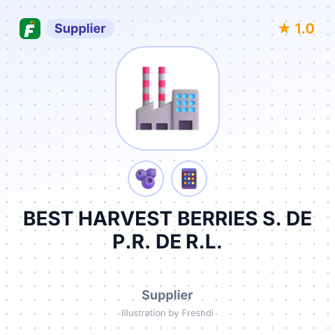 BEST HARVEST BERRIES S. DE P.R. DE R.L. – summary card, no photo uploaded yet
