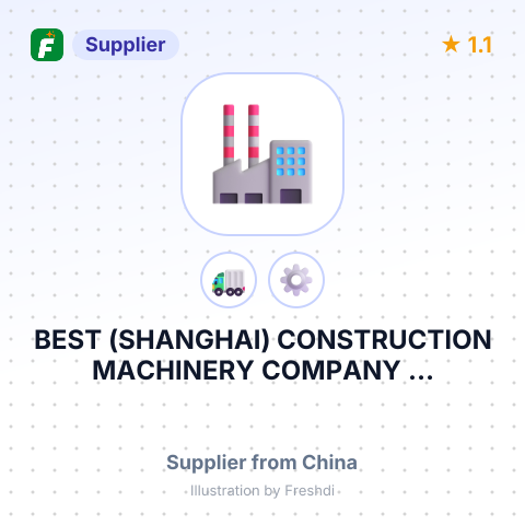 BEST (SHANGHAI) CONSTRUCTION MACHINERY COMPANY ... – summary card, no photo uploaded yet