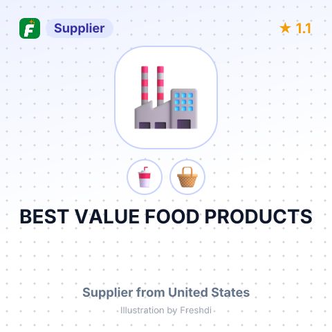 BEST VALUE FOOD PRODUCTS – summary card, no photo uploaded yet