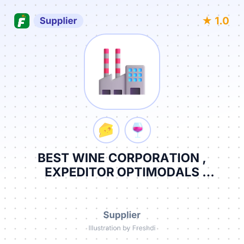 BEST WINE CORPORATION , EXPEDITOR OPTIMODALS INTERNATIONAL RENCENU – summary card, no photo uploaded yet