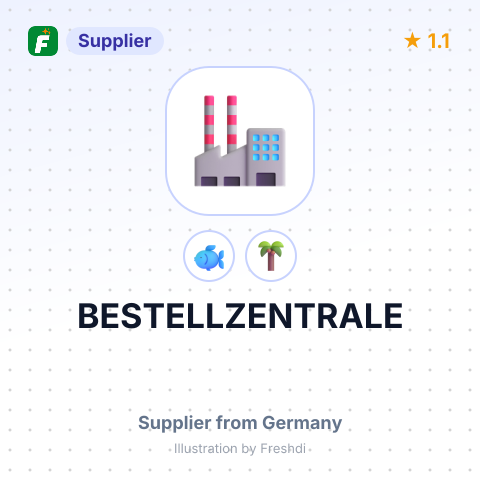 BESTELLZENTRALE – summary card, no photo uploaded yet