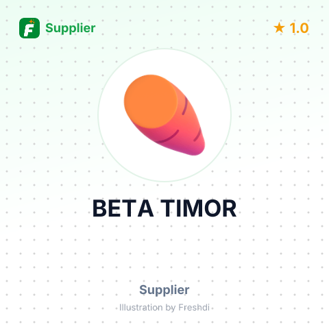 BETA TIMOR – summary card, no photo uploaded yet