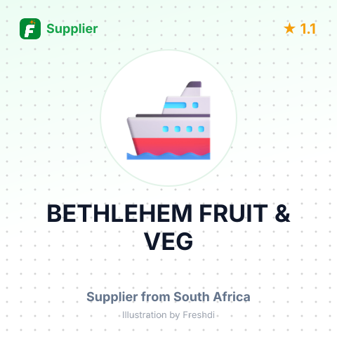 BETHLEHEM FRUIT & VEG – summary card, no photo uploaded yet