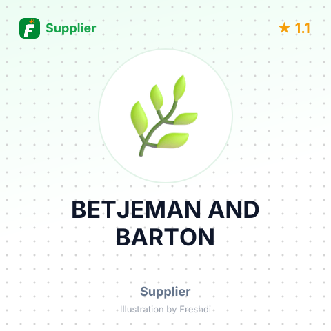 BETJEMAN AND BARTON – summary card, no photo uploaded yet