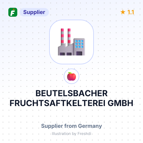 BEUTELSBACHER FRUCHTSAFTKELTEREI GMBH – summary card, no photo uploaded yet