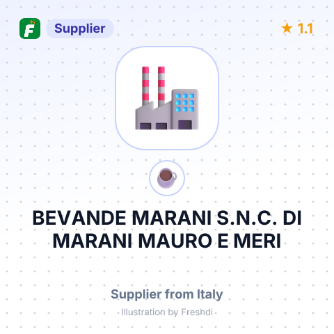 BEVANDE MARANI S.N.C. DI MARANI MAURO E MERI – summary card, no photo uploaded yet