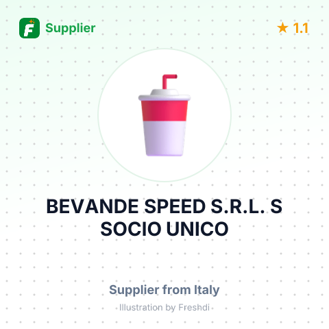 BEVANDE SPEED S.R.L. S SOCIO UNICO – summary card, no photo uploaded yet