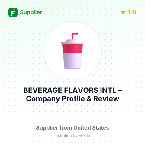 BEVERAGE FLAVORS INTL – summary card, no photo uploaded yet